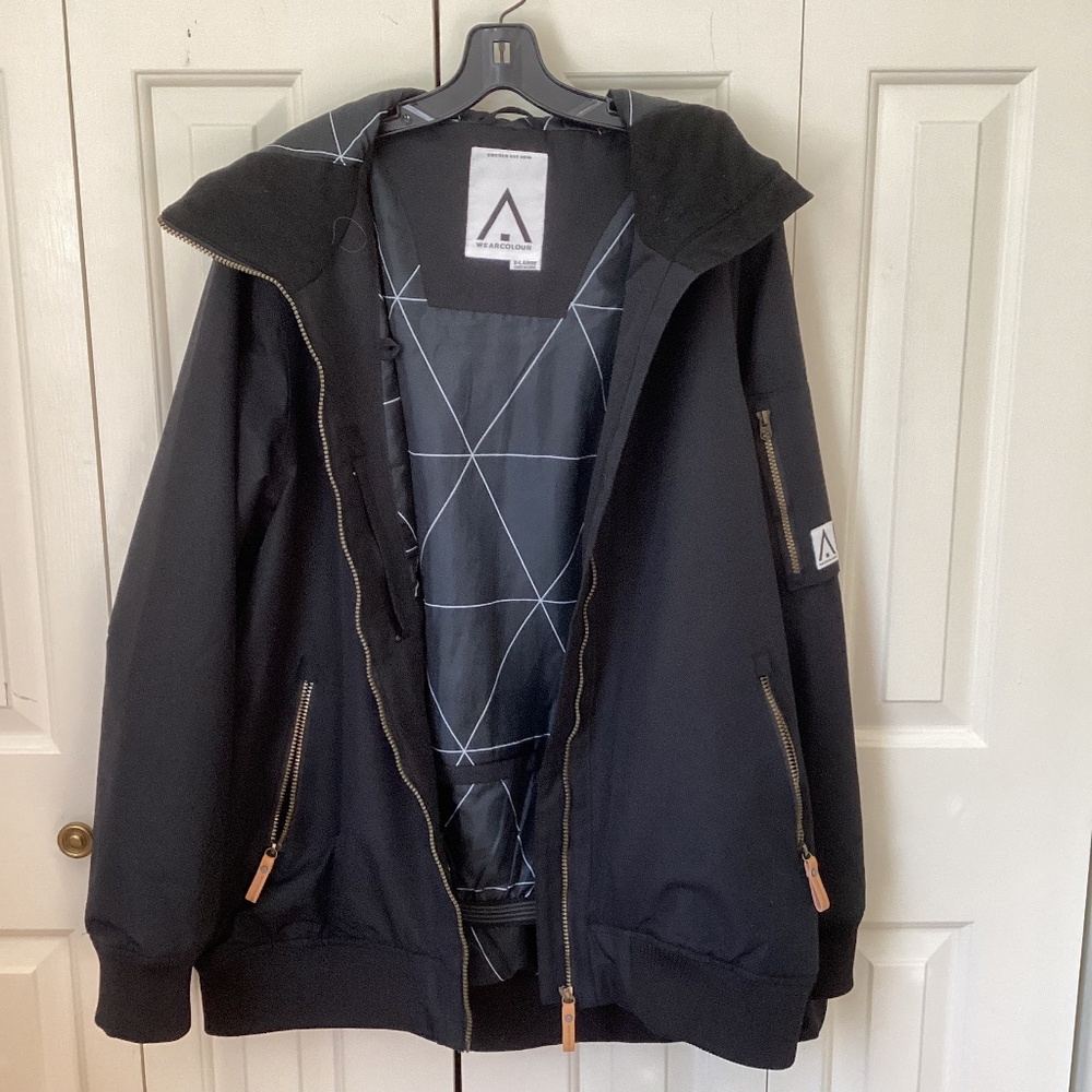 WEARCOLOUR SKI JACKET / everyday  wear nwot plush features & materials XL